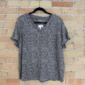 NWT Fransa Black and White Blouse